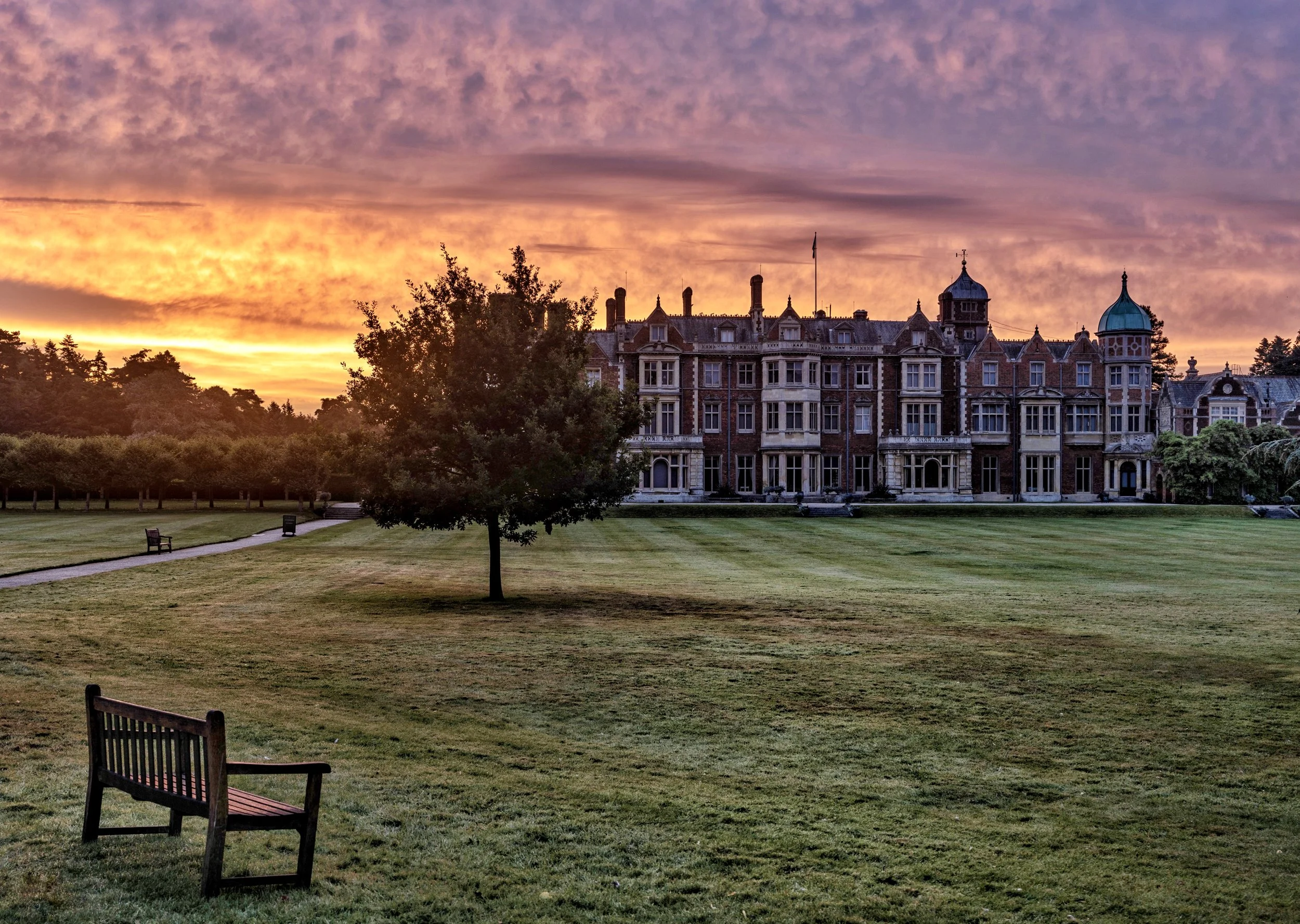 Sandringham estate curtains become festive stockings