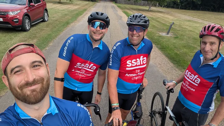 Kieran Palmer Ex-Army Mechanic raises money for SSAFA